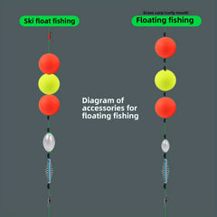 5pcs Round Balls Slip Floats Fishing Bobbers Outdoor Accessorie