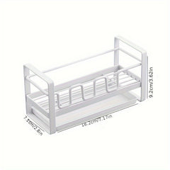 Sink Storage Rack for Sponge and Rag in Kitchen