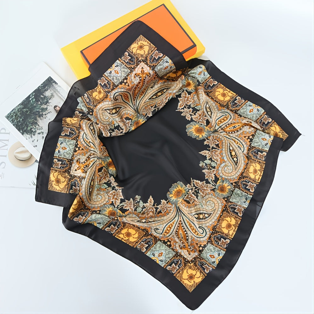 Women's Satin Silk Hair Wrapping Scarf Night Sleeping Headscarf