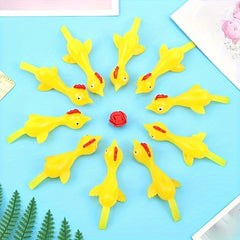 10pcs Ejection Turkey Trick Fun Toy Creative Chicken Toy