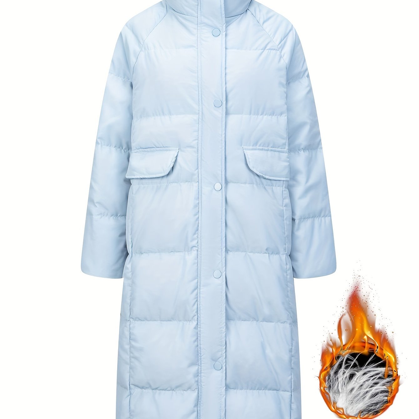 Women's Long Puffer Jacket Warm Winter Coat