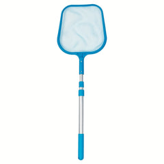 Leaf Skimmer w/ Telescopic Pole 3X14 Extends to Professional Cleaning Pool Rakes