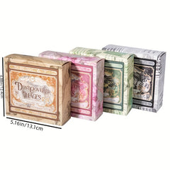 Box Plant Flower Butterfly Maps Washi Paper Tape for DIY Journaling