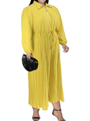 Casual Jumpsuit Women's Solid Zipper Drawstring