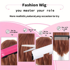 Handsome Cartoon Anime Characters Short Wig Men's Costume Wigs