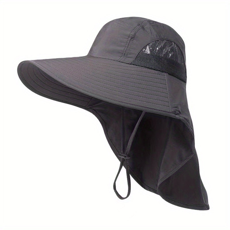 Mesh Breathable Sun Hat Unisex Casual Thin Bucket Hat UV Protection Boonie Hat