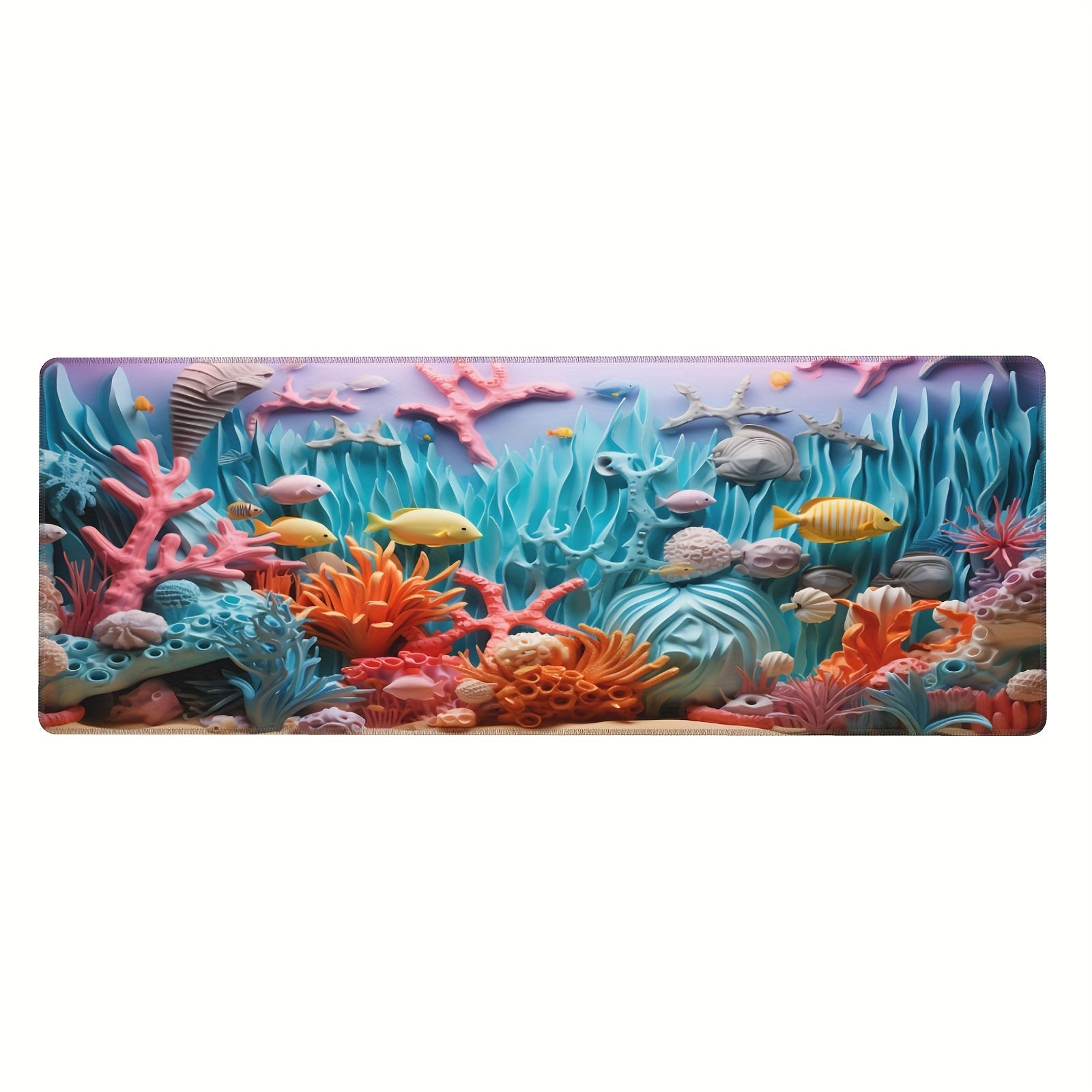 Sea World Gaming Mouse Pad Non Slip Rubber Base for Gamers Office and Home