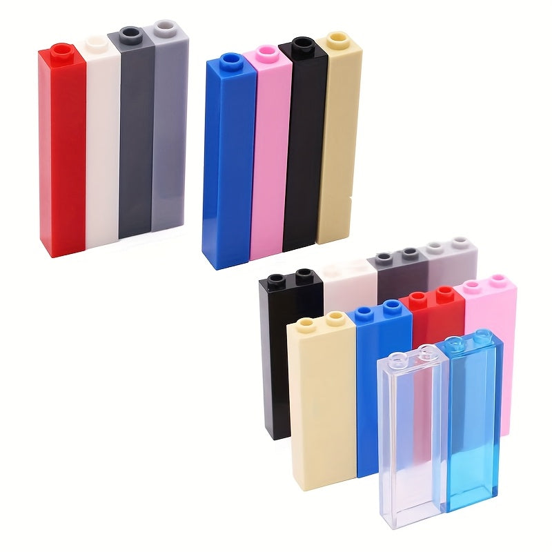 DIY 1x1x5 1x2x5 Pillar Wall Brick-Compatible with 2453