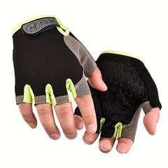 Sports Half Finger Gloves Unisex Cycling & Mountaineering Fitness
