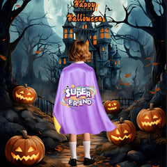 2pcs Set Unisex Cape and Mask for Dress Up hero Toys for Halloween