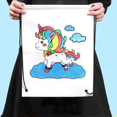Graffiti Non-woven Backpack DIY Kids Environmental Bag