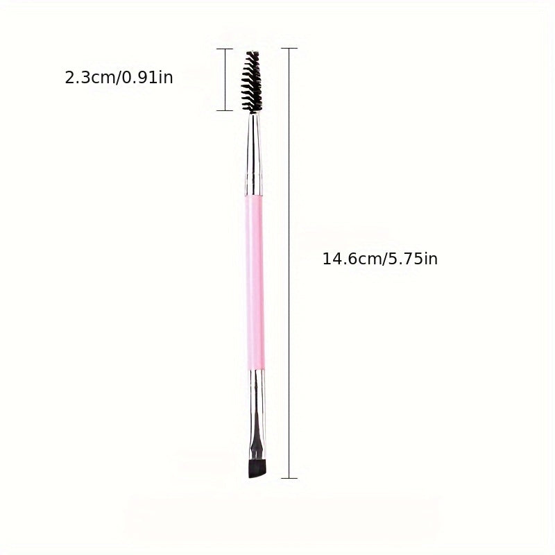 Professional Double Ended Eyebrow Brush And Spoolie Brush