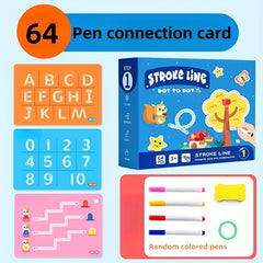 Pen Control Exercises Workbook for Kids: Shapes, Numbers, Drawing Activities