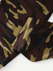 2pcs Boys Camo Short Sleeve Tees & Long Trousers Sets Summer Kids Outfits