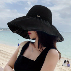 UPF 50 Sun Hat Wide Brim Mesh Sun Visor Women Beach Hats