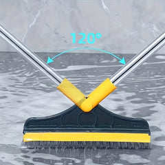 Long Handle Wall Corner Cleaning Brush Bathroom Scratch Remover