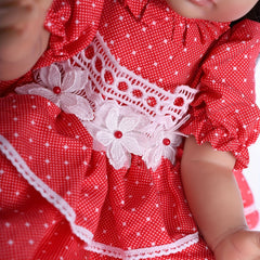 22" Reborn Doll Lifelike 55 Cm Silicone Girl Doll with Long Hair