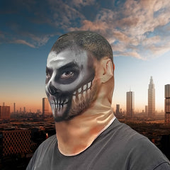 Halloween Party Prank Gag Mask Full Head Skull Costume Accessory Yellow