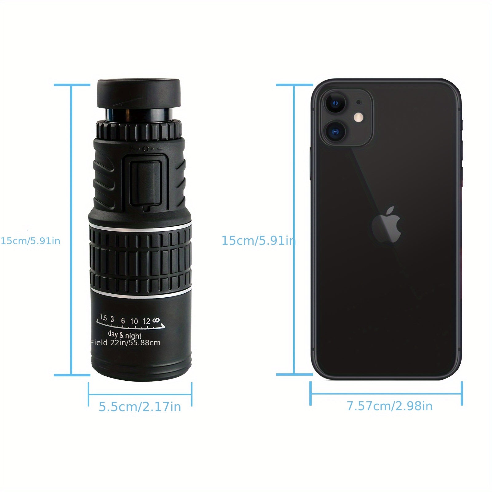 Portable Monocular Telescope High Power for Concerts & Travel