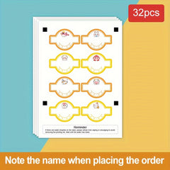 Custom Labels: 16-256pcs for School, Office, Art Projects
