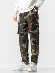 Camouflage Cargo Pants Men Street Style Cotton Pants With Pocket
