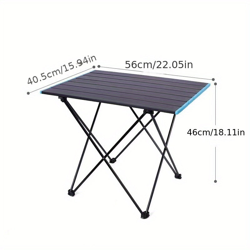 Durable Folding Table For Outdoor Activities Aluminum Bracket Wear Resistant