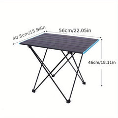 Durable Folding Table For Outdoor Activities Aluminum Bracket Wear Resistant