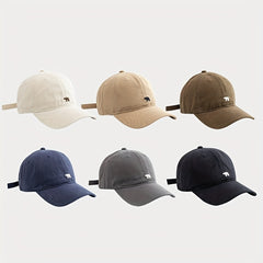 Vintage Polar Bear Pattern Embroidered Baseball Cap for Kids