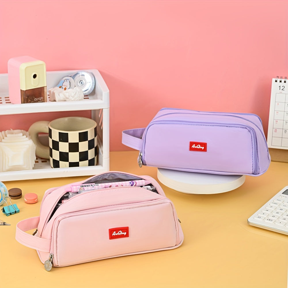 3-Layer Large Pencil Case Stationery Box Japanese Pencil Bag