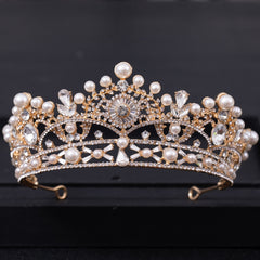 Faux Pearl Princess Pageant Engagement Wedding Hair Accessories