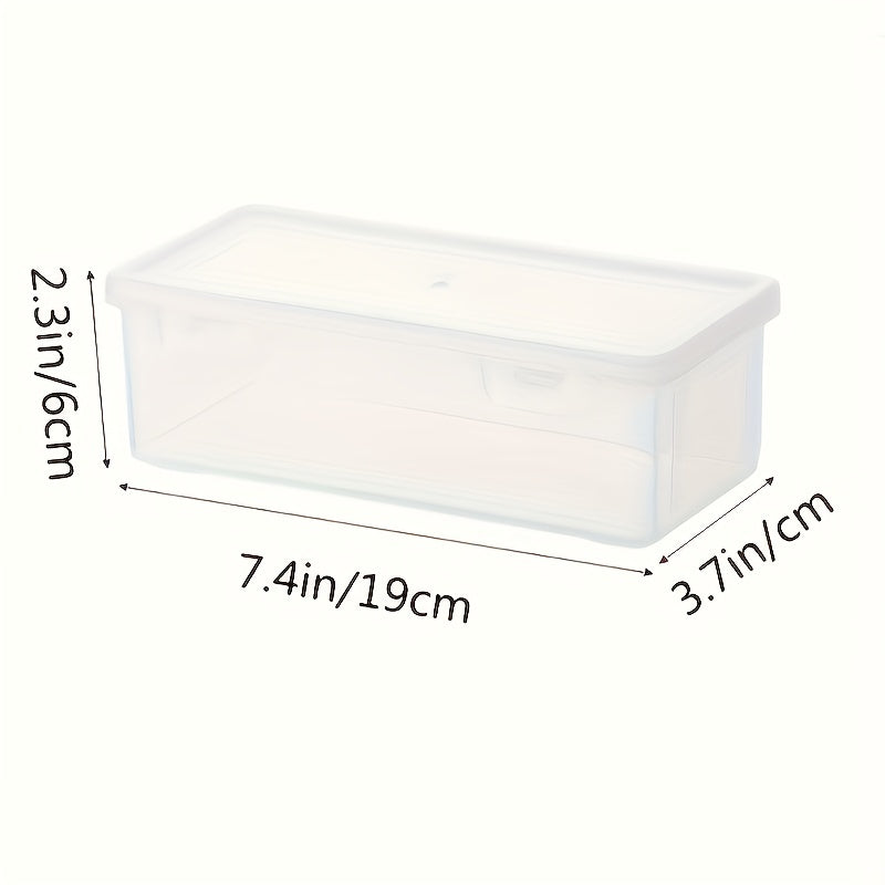 Large Capacity Transparent Stationery Storage Box Pen Holder