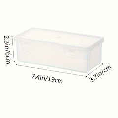 Large Capacity Transparent Stationery Storage Box Pen Holder