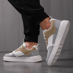 Men's Color Block Street Style Skate Shoes Non Slip Sneakers