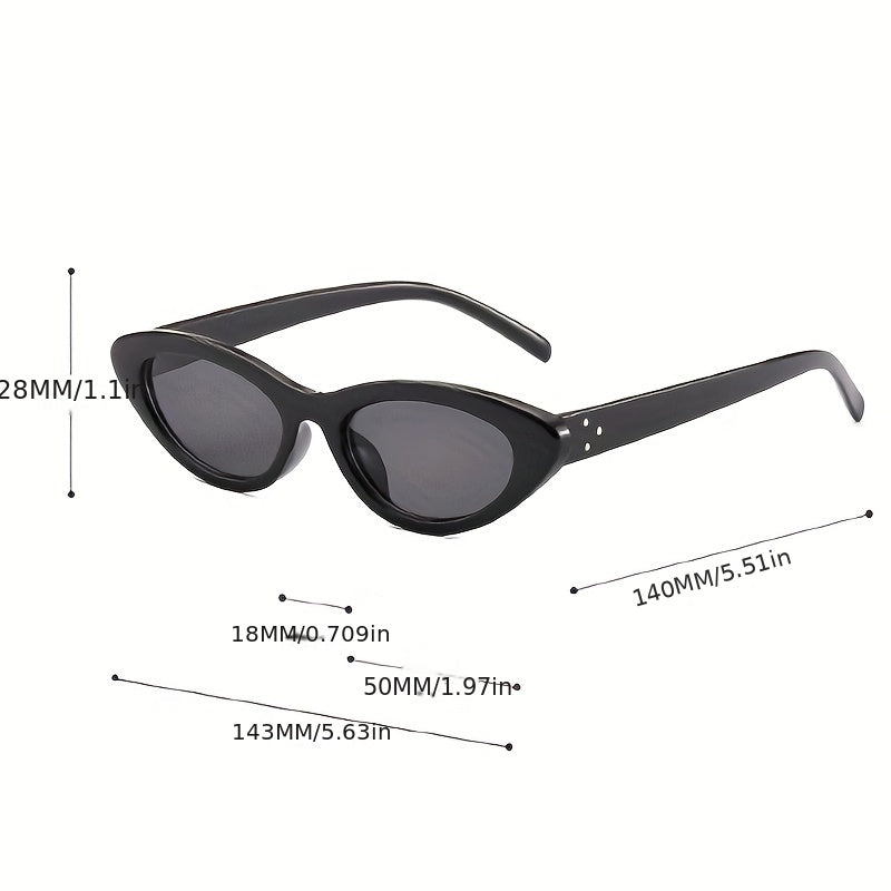 Cat Eye Sunglasses For Women Men Kpop Photo Booth Props Glasses UV400