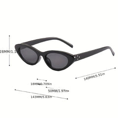 Cat Eye Sunglasses For Women Men Kpop Photo Booth Props Glasses UV400