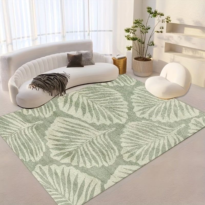 Soft Fluffy Faux Cashmere Area Rug for Living Room Bedroom, Anti-slip TPR Bottom