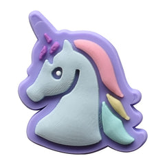 12pcs Purple Unicorn Shoe Charms For Clogs Jigs Sandals