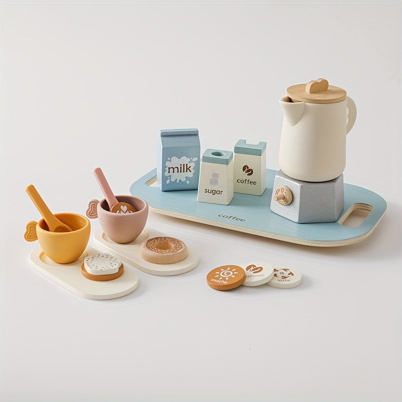 Kids' Coffee Tea Party Playset Kitchen Toys for Girls Ideal Gift