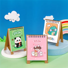 Cartoon Mini Desk Calendar Planner Student Creative Desktop Decoration