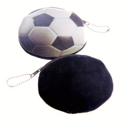Cartoon Mini Plush Soccer Coin Purse Wallet for Kids