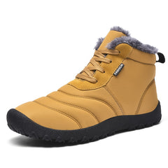 Men's Winter Snow Boots - Windproof Thermal Hiking Shoes