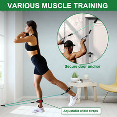 PACEARTH Resistance Bands Set With Handles Door Anchor & Ankle Straps