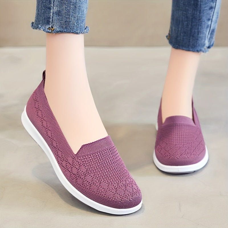 Women's Comfy Slip-On Loafers Soft Sole Non Slip Shoes