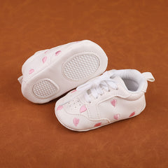 Casual Lace Up Sneakers for Baby Boys Lightweight Non Slip Shoes