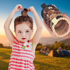 5pcs High Elastic Hair Ties Hair Band Thick Hair Rope