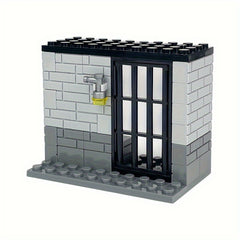 Prison Building Block Model with Confinement Room - Christmas Toy