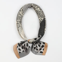 Men's Leopard Spotted Square Scarf for Daily Style