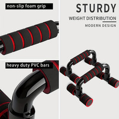6pcs Fitness Set Ab Wheel Push Stand Tension Rope Skipping Ro
