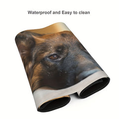 German Shepherd Dog Gaming Mouse Pad XL Beachy Desk Pad