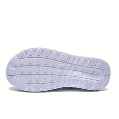 Women's Floral Pattern Breathable Hole Shoes Lightweight